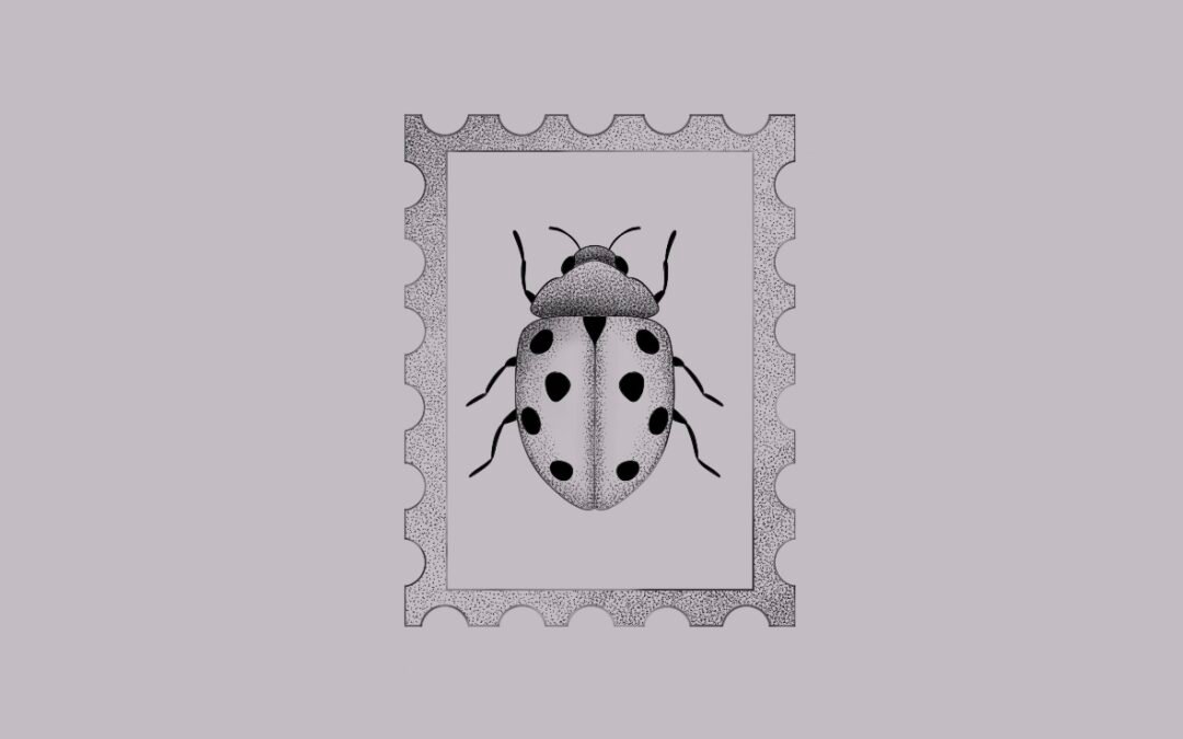 Ladybird stamp