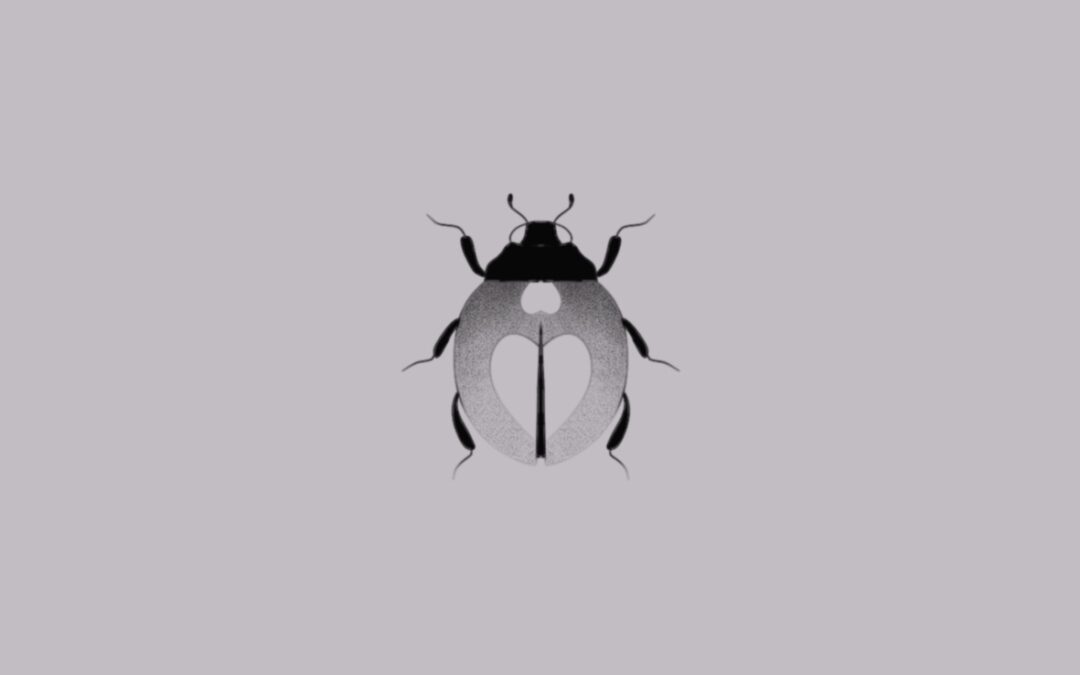 Small tattoo desing of a ladybird